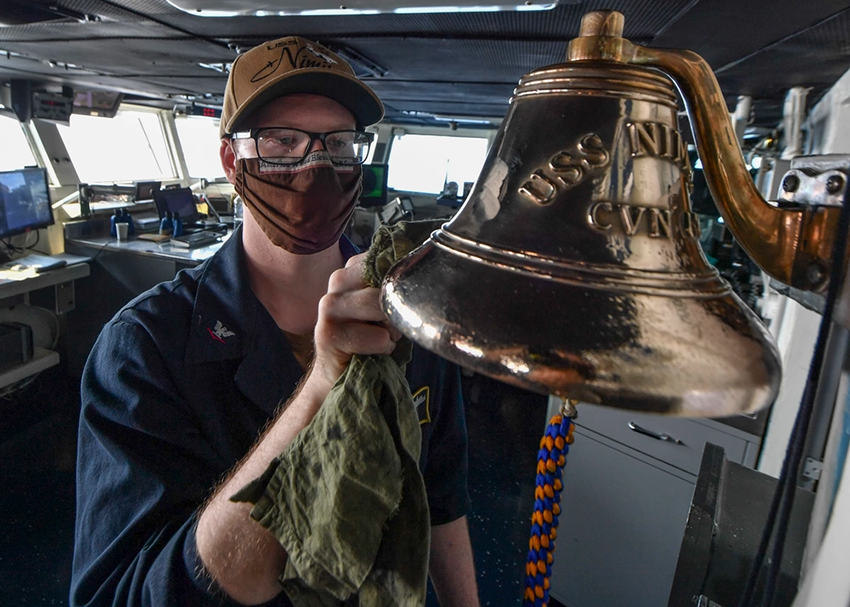 Sailors Buffing Bells: How the U.S. Navy Cleans Their Bells
